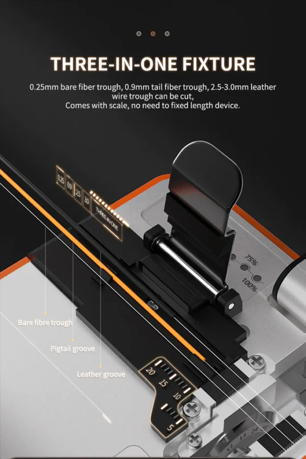 FibreCart Fully Automatic Electric Optical Fiber Cleaver - Image 4