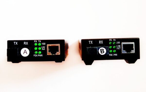 Syrotech Media Converter 10/100 Single Mode Single Fiber (1 Pair) - Image 2