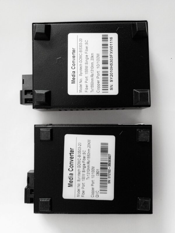 Syrotech Media Converter 10/100 Single Mode Single Fiber (1 Pair) - Image 4