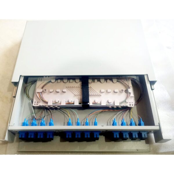 FibreCart 24 Port LIU Fully Loaded Patch Panel, Sliding Type, 1U - Image 3