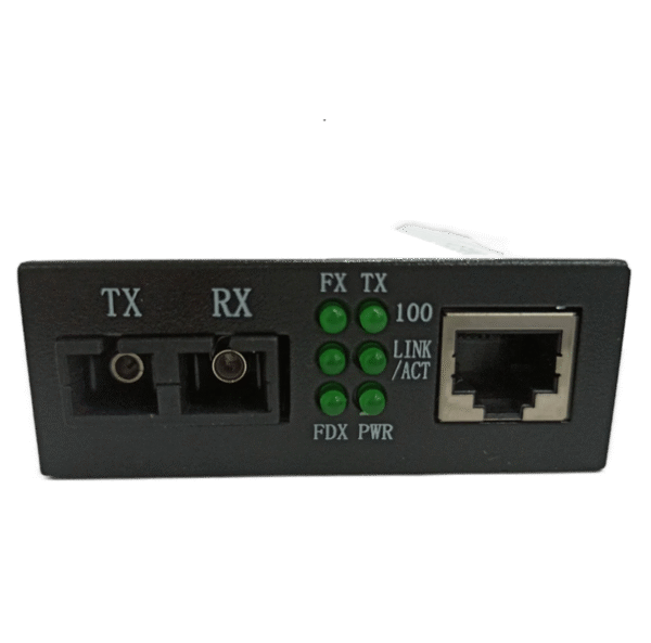 FibreCart 10/100Mbps Single Mode Dual Fiber 20KM SC Port Ethernet-to-Fiber Media Converter - Image 2