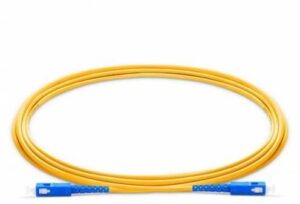 Singlemode Simplex Fiber Optic Patch Cord SC/UPC to SC/UPC – 5m, 3mm