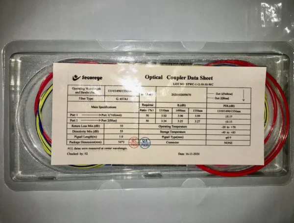 Secureye Optical Ratio Coupler 50:50 (Pack of 4)