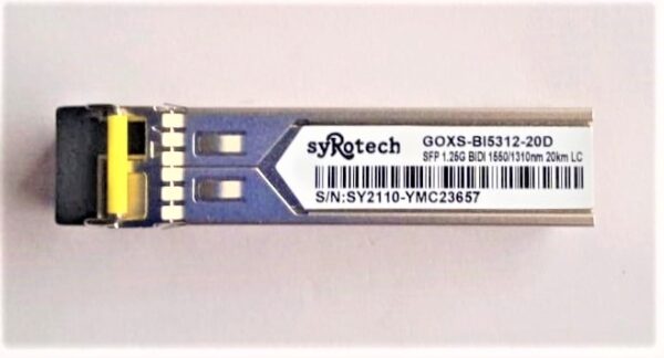 Syrotech 1.25G Bidi SFP 20 KM (1 Pair)-GOXS Bi3512-20D andGOXS-Bi5312-20D) - Image 3