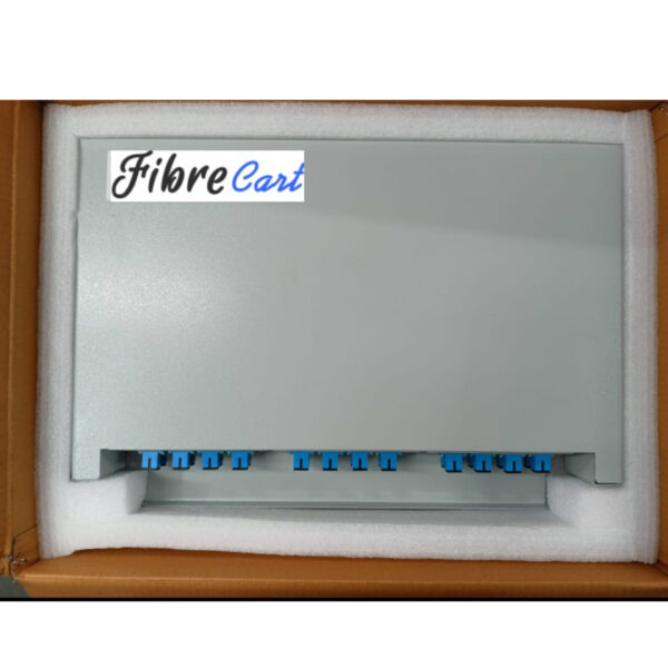 Fibrecart 12 Port Liu Fully Loaded Patch Panel, Sliding Type, 1U - Image 2