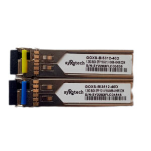 Syrotech Single Fiber Single Mode 1.25G 40 KM SFP (GOXS-BI3512/BI5312-40D -1 Pair)
