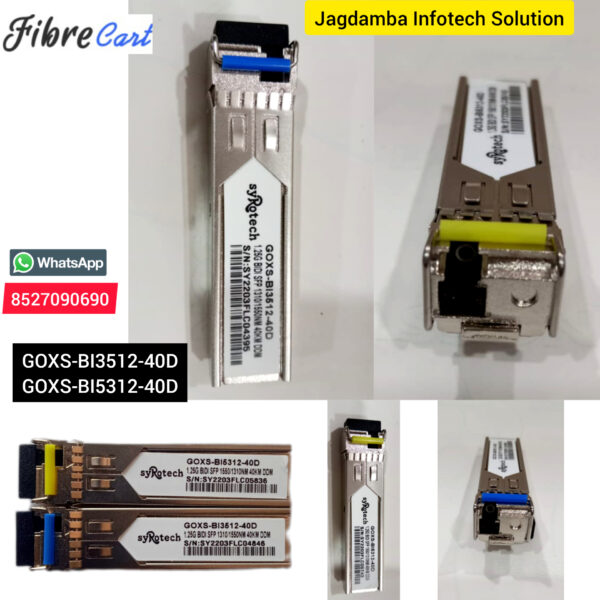 Syrotech Single Fiber Single Mode 1.25G 40 KM SFP (GOXS-BI3512/BI5312-40D -1 Pair) - Image 2