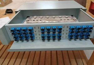 Fibrecart 48 Port LIU,SC Connector Fully Loaded Patch Panel, Sliding Type, 2U