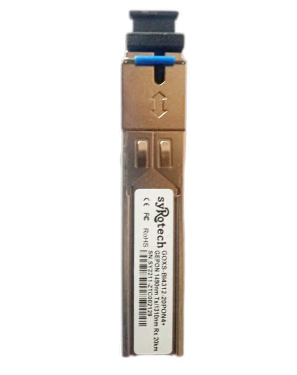 Syrotech EPON SFP ( 7 to 9 dbm) Model No : Goxs-Bi4312-20PON-4+